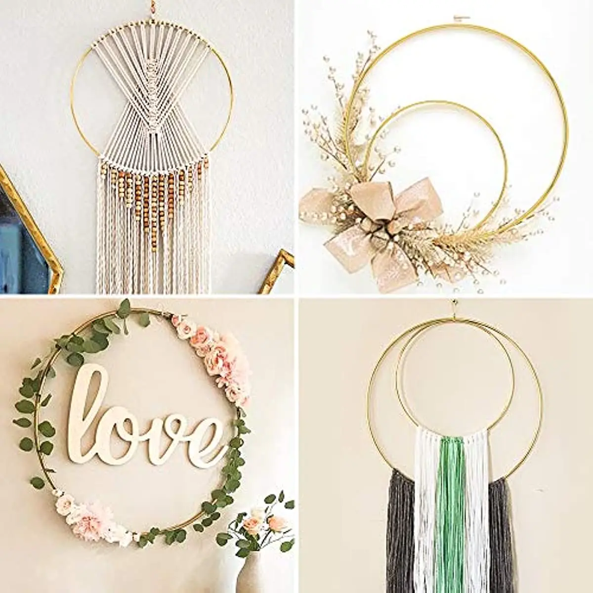 MAGICLULU Veelzijdige Metalen Bloemenkrans Decoratie-accessoire Voor Bruiloftsfeestdecoraties