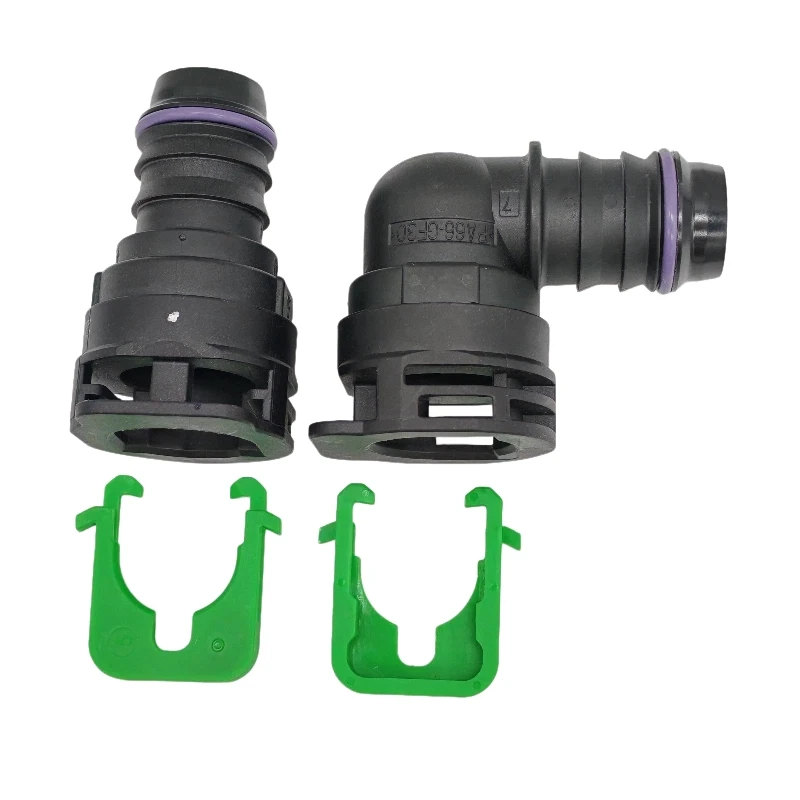 CQC 18mm large size 19mm Fuel jose quick connect plastic single-sided clamp 90-degree straight head snap fastener 1PCS