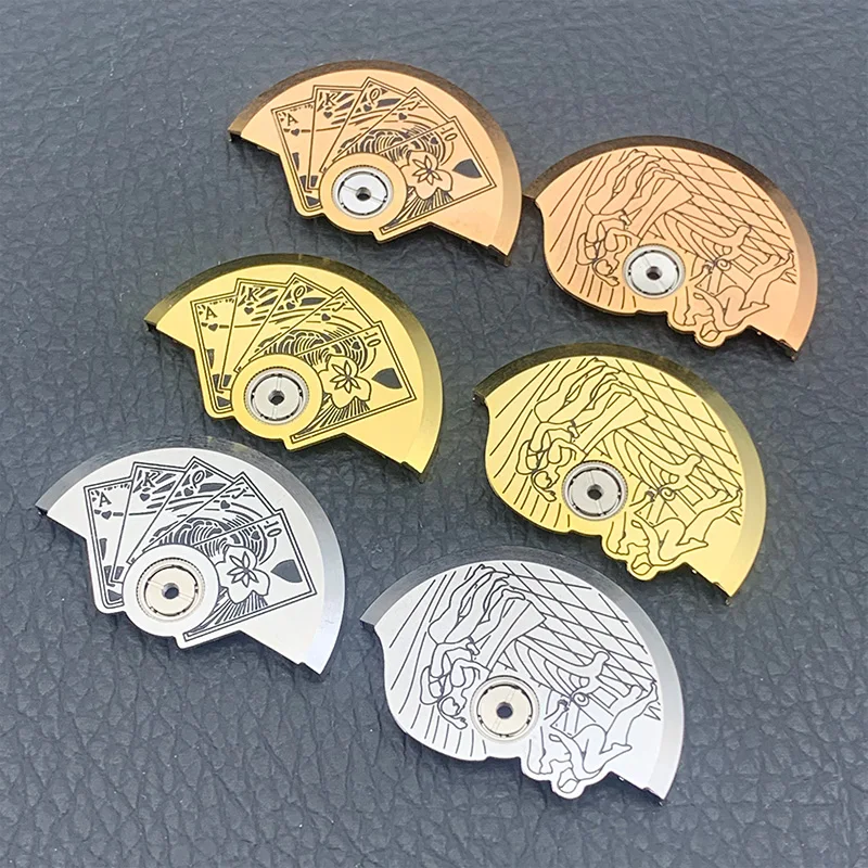 Mod NH35 Movement Rotor Watch Movement Modification Parts NH36 Movement Rotor Watch Accessories Parts Oscillating Weight Rotors