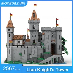 MOC Building Blocks Lion Knight's Tower - 10305 Castle Expansion DIY Assemble Bricks Architecture Display Toys Gifts 2567PCS