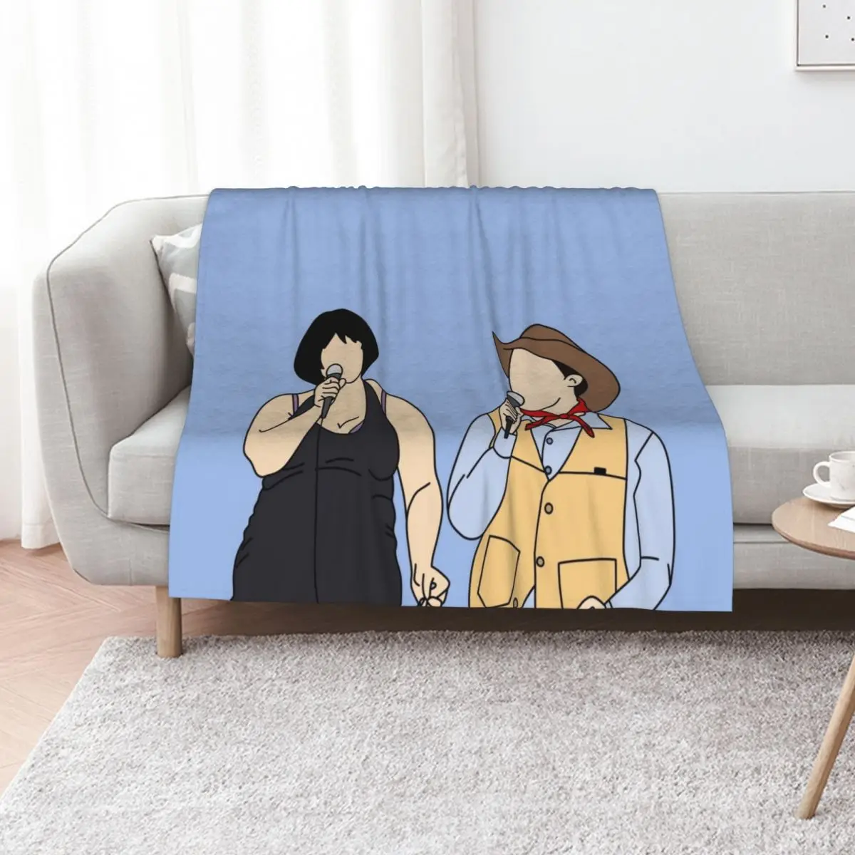 

Bryn & Ness Throw Blanket Decorative Sofa cosplay anime Bed linens Beach Blankets