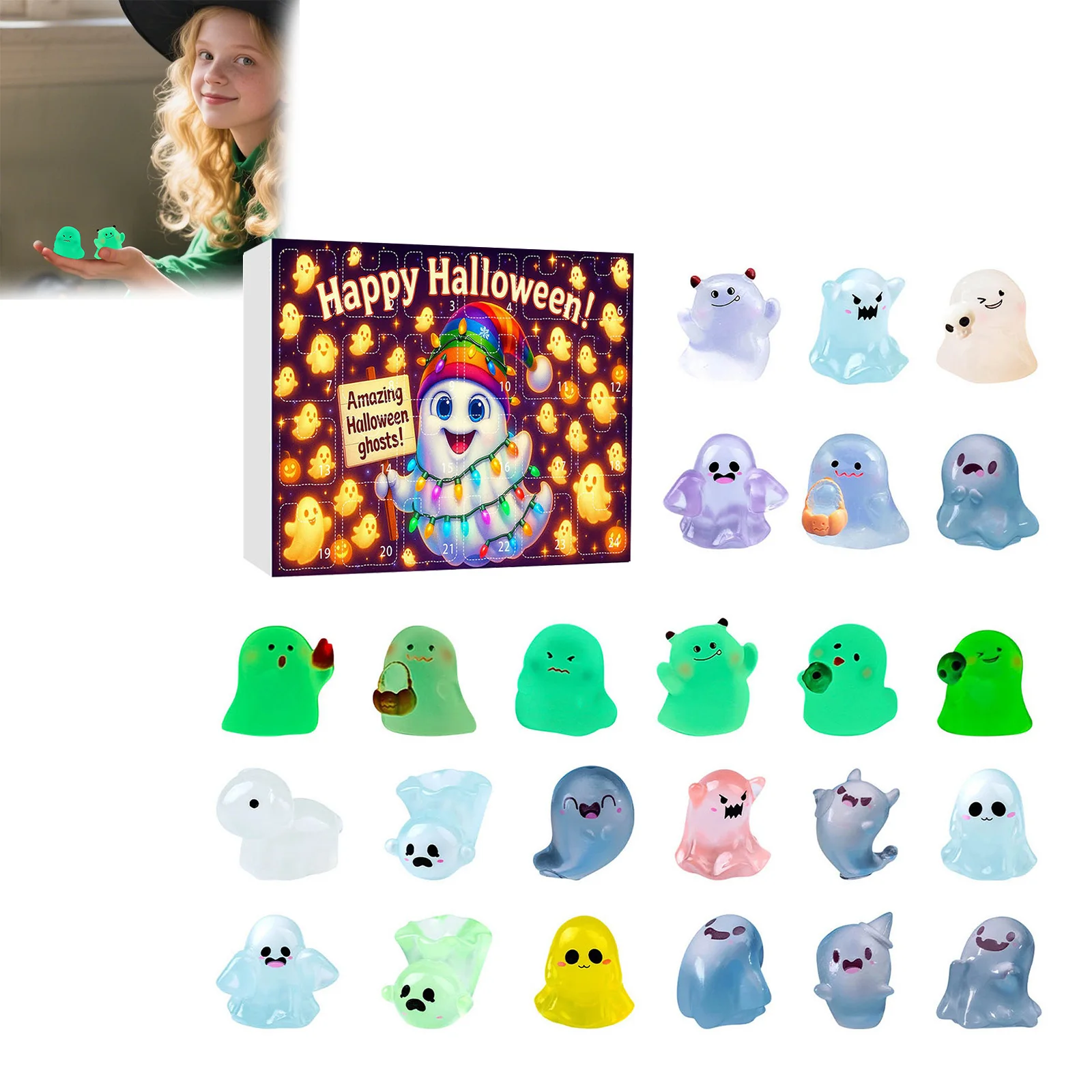 

Dog Timer Cooking Glow In The Dark Halloween Advent Calendar Mystery Desktop Ornament Advent Calendar Cow Kitchen Timer