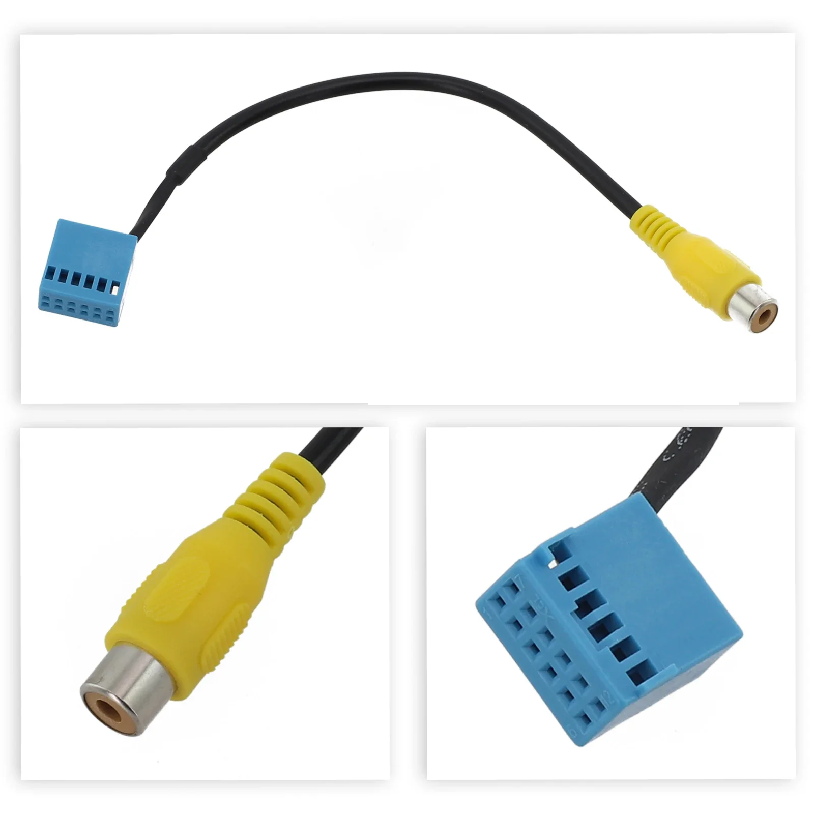 Adattatore per cavo RVC per telecamera per retromarcia per retromarcia per auto per Golf per Passat B6 per connettore per cavo telecamera di Backup Touran MIB RCD330G