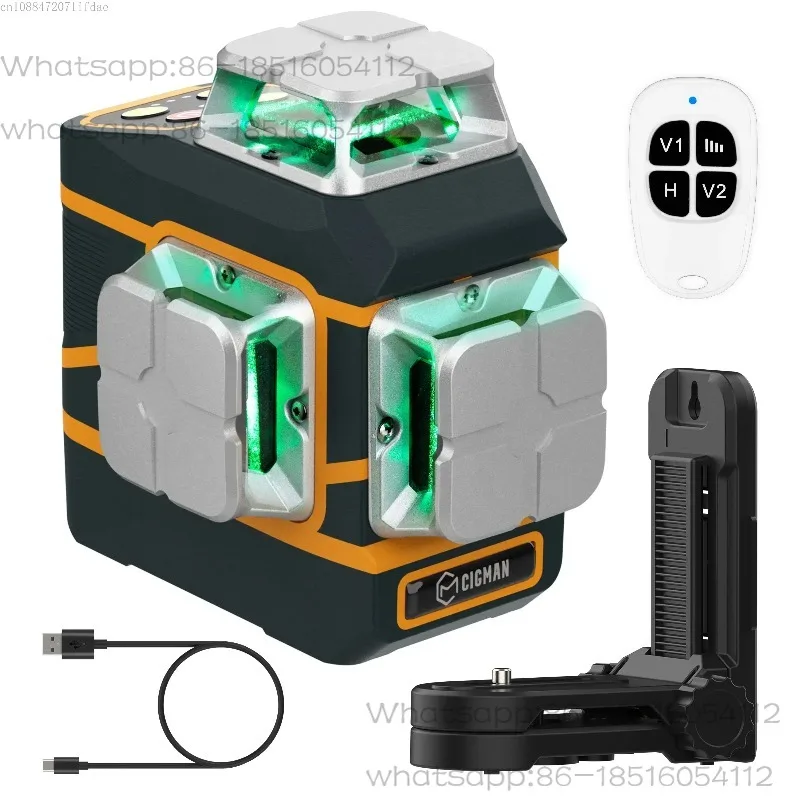 

CIGMAN CM-801 12 Lines Level Self-leveling 3D Auto Rotary Construction Horizontal & Vertical Lazer Level