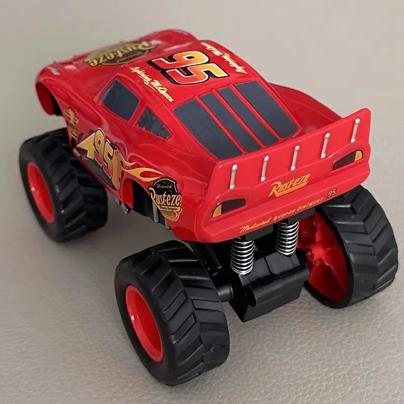 Disney Toy Story 4 Model Auta z Bajki Zygzak McQueen ze Światłami, Napęd Inercyjny, Auta z Wolnym Ruchem Koła, Kolekcja Zabawek, Prezent dla Dzieci