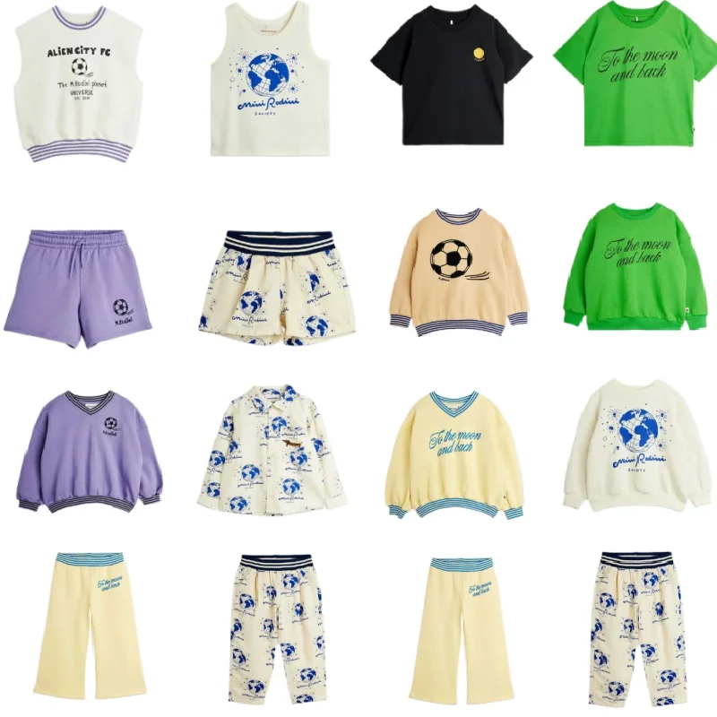 

Kids' T-Shirt and Shorts Set 2026 Spring New Arrival Cartoon Fashion Boys' Sweatshirt Cotton Cute Sleeveless Kids' Tank Top