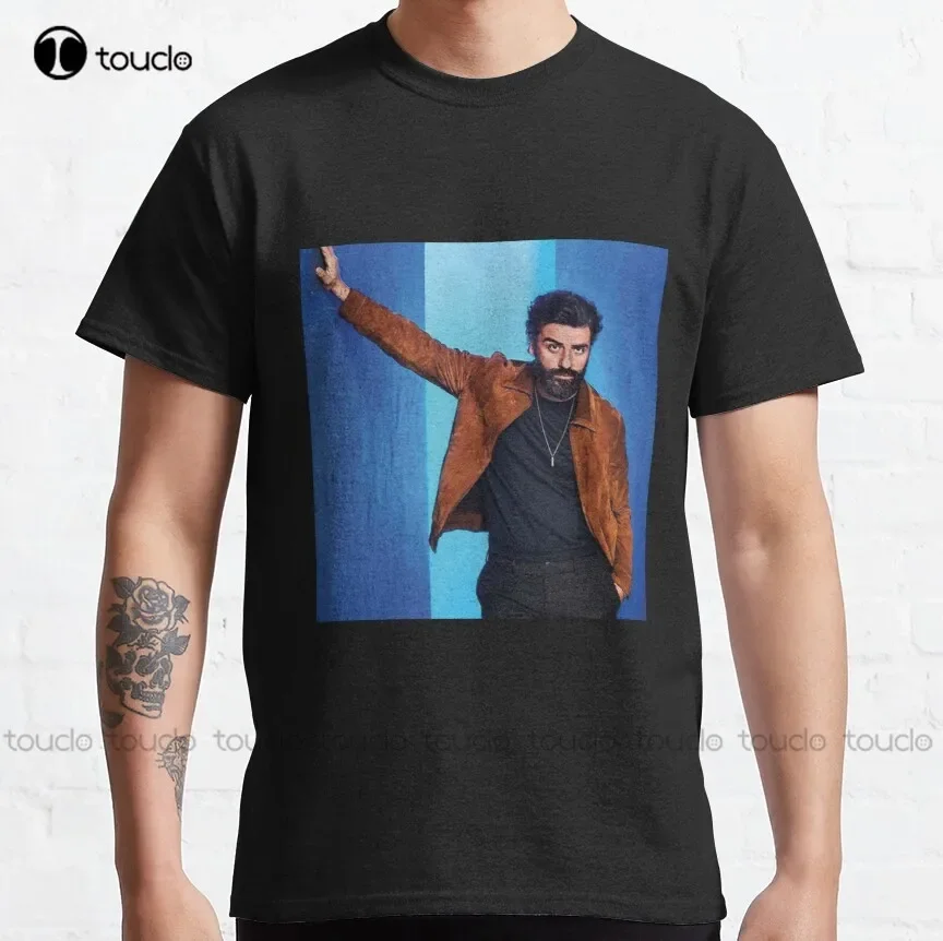 OOscar Isaac  Classic T-Shirt Gym Shirts Xs-5Xl  Digital Printing Tee Shirts