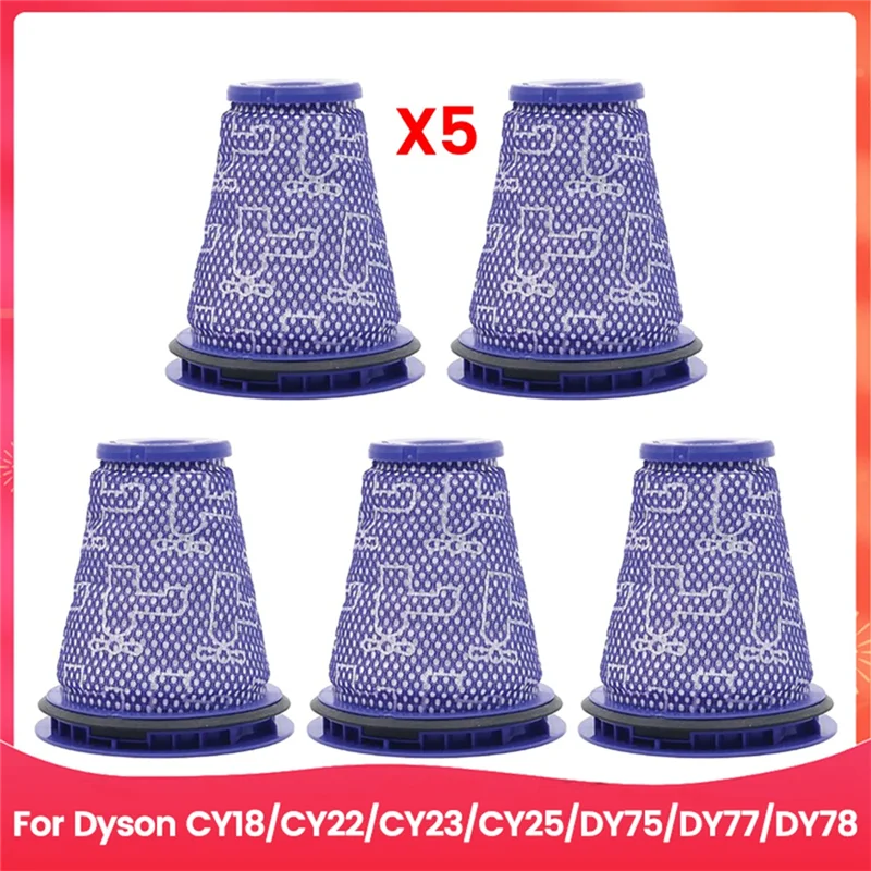YCOC-5PCS مكنسة كهربائية تصفية ملحق ل دايسون CY18 CY22 CY23 CY25 DY75 DY77 DY78 مكنسة كهربائية استبدال أجزاء