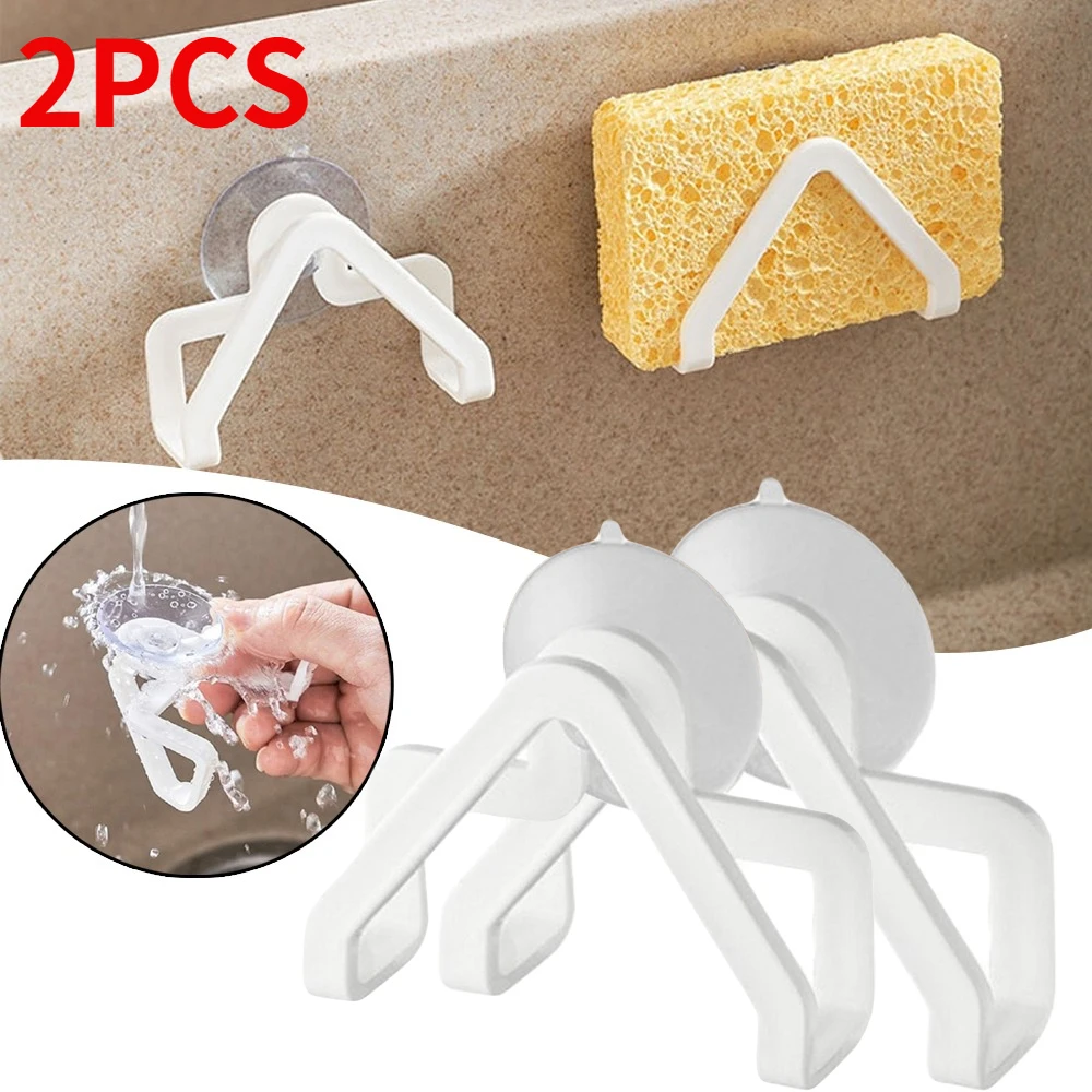 2PCS/set Sponge Sink Rack Sponge Holder Storage Holders Kitchen Bathroom Organizer Shelf Drainer Rack Organizer gadgets for home