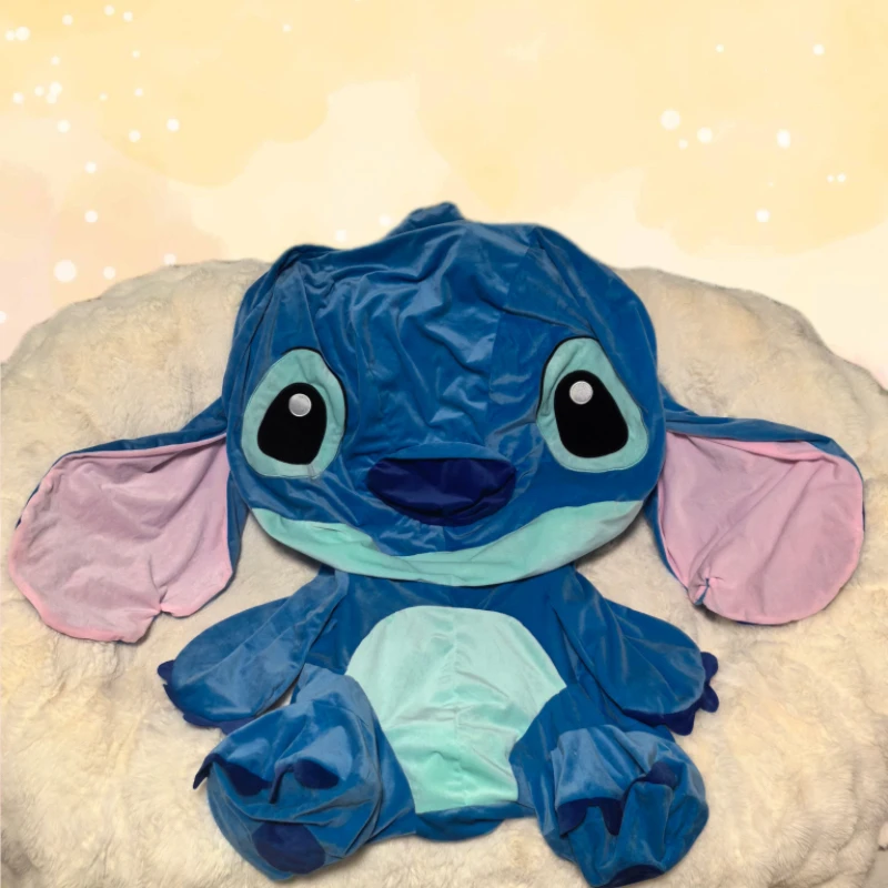 Disney-muñeco de peluche de Stitch gigante, muñeco de felpa sin relleno, pelo directo de fábrica, 120cm