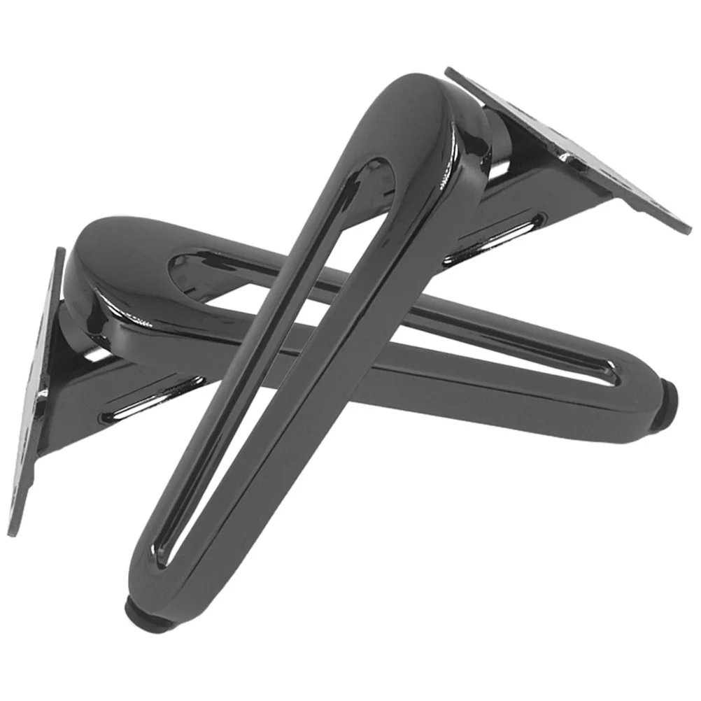 

2pcs Metal Furniture Heavy Duty Black Steel Legs For Sofa Couch Nightstand Table Cabinet Durable Rust Resistant Sturdy