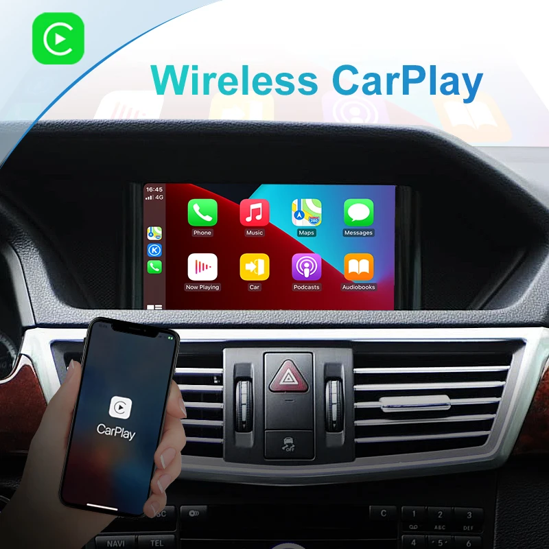 Shipment from Europe For Mercedes Benz NTG4.0 System C Class w204 E Class W212 A207/GLK X204/CL8 W218 Wireless CarPlay module