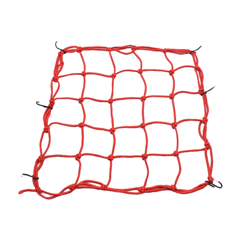 Wytrzymała siatka bagażowa - elastyczna i odporna na rozdarcia, idealna do mocowania ładunków w bagażnikach samochodowych, bagażnikach dachowych, do przechowywania w podróży.