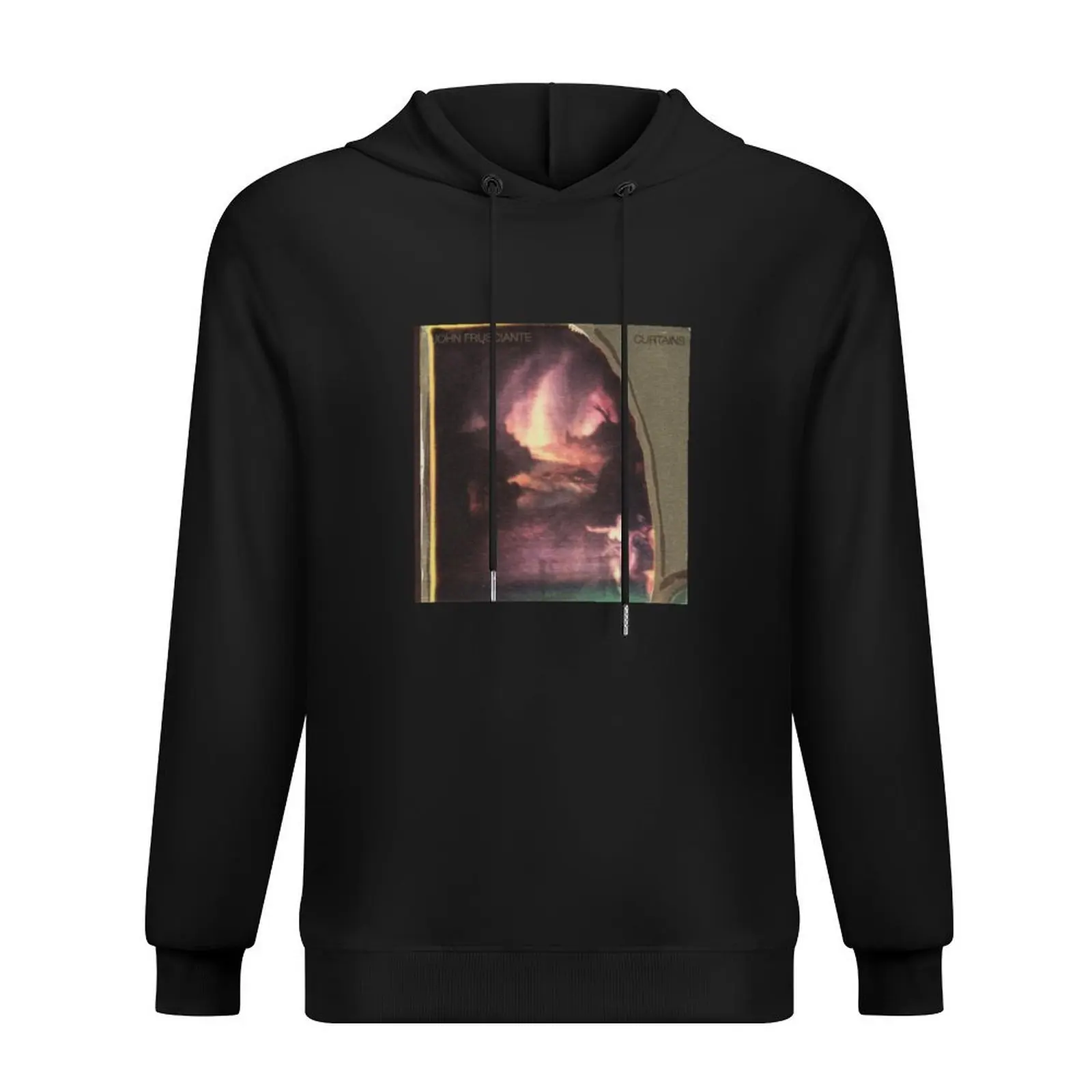 

John Frusciante - Curtains Hoodie men's clothing japanese style men wear mens hoodie