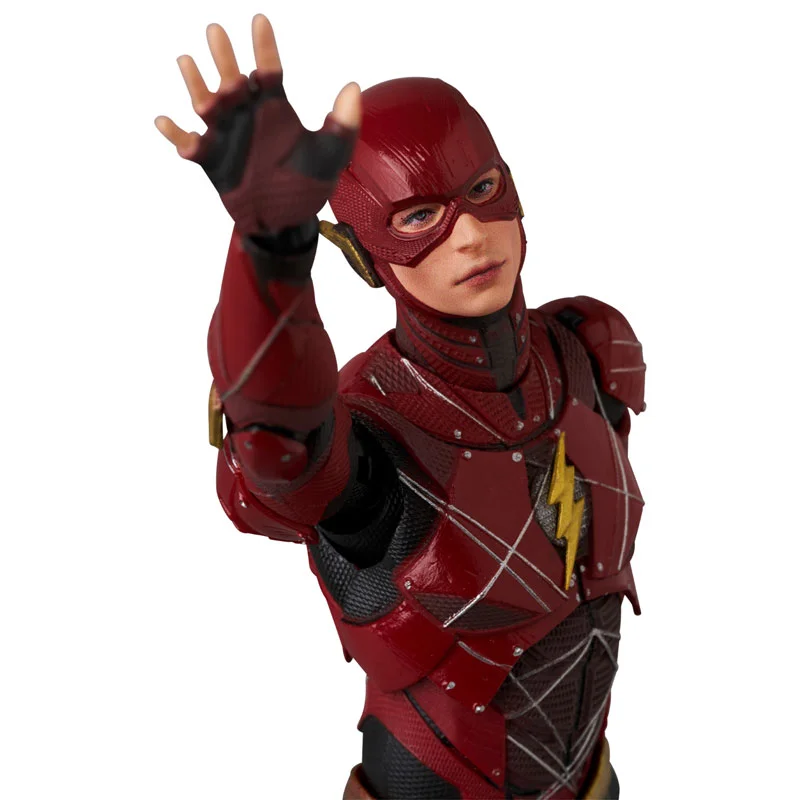 Original  Medicom Mafex (No.243) Zack Snyder's Justice League Ver  Zack Snyder's Justice League Barry Allen Flash Anime Figure