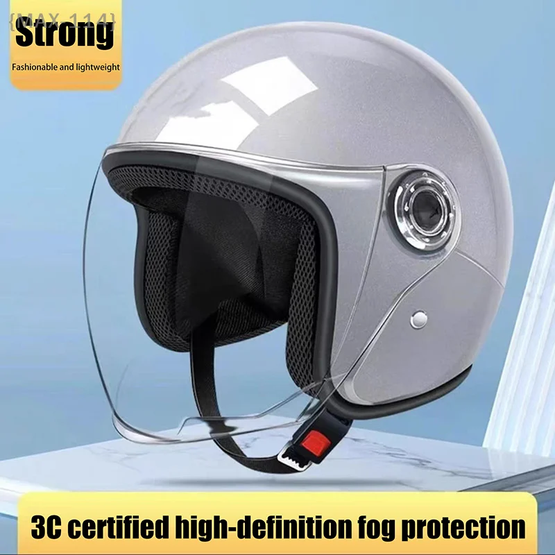 Unisex Electric Riding Helmet (1 Piece) – Four Seasons Comfortable, Ventilated Adjustable Motorcycle Safety Helmet