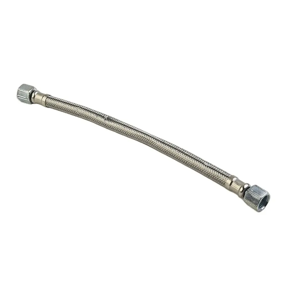 1Pcs 400mm Air Compressor Exhaust Tube 14/16/19mm Stainless Steel Hose Intake Tube with Air Pump Check Valve Connecting Pipe