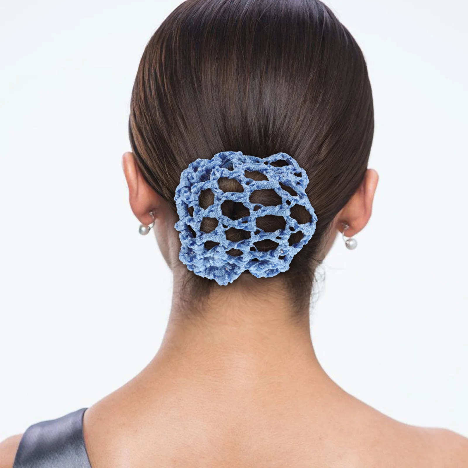 

12pcs Hair Net for Bun Hairnets Dancers Elastic Band Ballet Accessories Nurse Flight Attendant Dance Skating Wedding