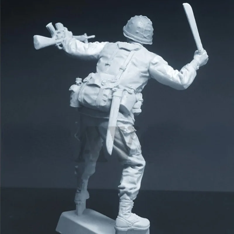 1/35 Scale Resin Figure Assembled Model Kit Vietnam War US Soldier Military Hobby Miniature Statue Unassembled and Unpainted