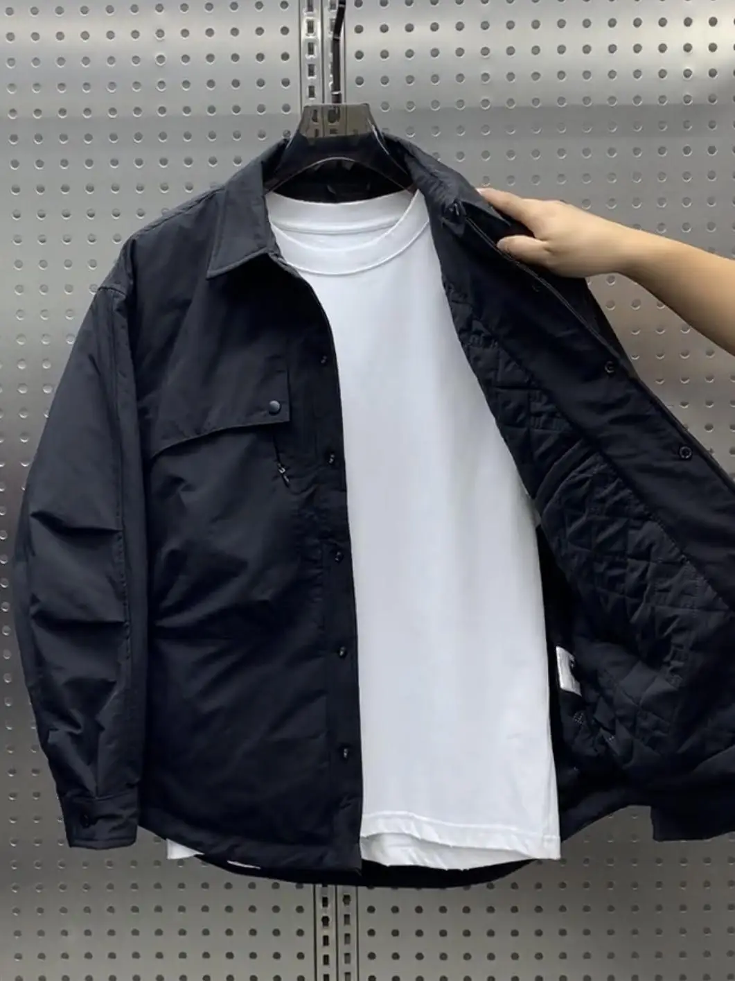Autumn Winter New Style Men's Thickened Cotton Workwear Jacket Loose Fit Fashionable Brand Warm Casual Long Sleeve Coat