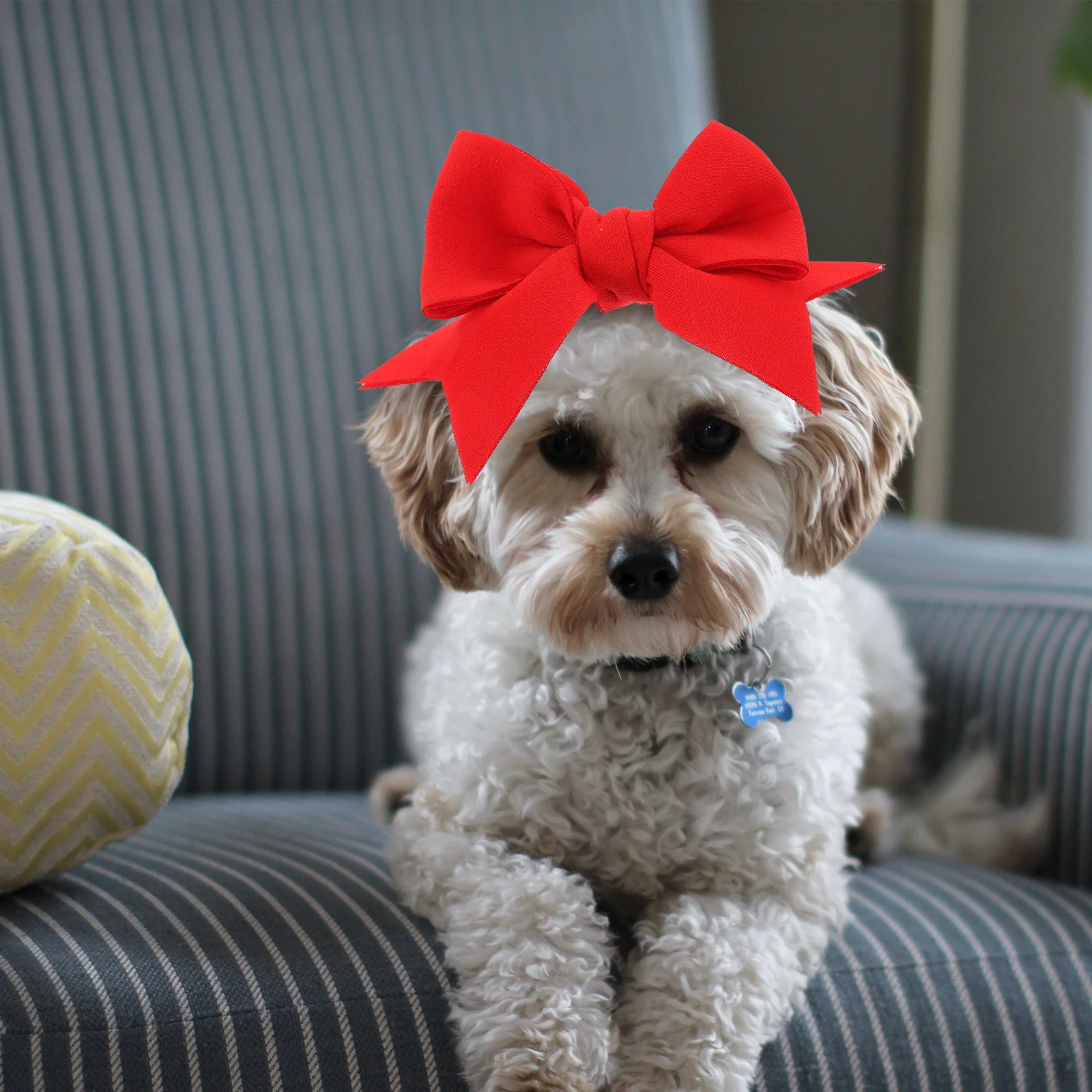 

Pink Pet Headb Dog Bows Hair Supplies Decorations Puppy Cotton Halloween Grooming Festival Props Lightweight Small Dog Headdress