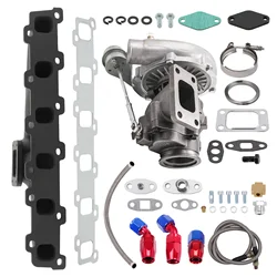 Zestaw kolektora + turbosprężarki pasuje do Nissan Safari Patrol (4.2L)TD42 TD42T1 GQ GU Y60