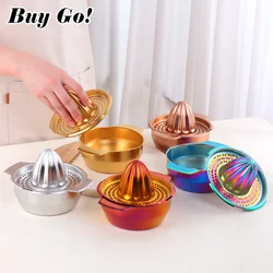 Portable Lemon Orange Manual Fruit Juicer 304 Stainless Steel Kitchen Accessories Tools Citrus Raw Hand Pressed Juice Maker