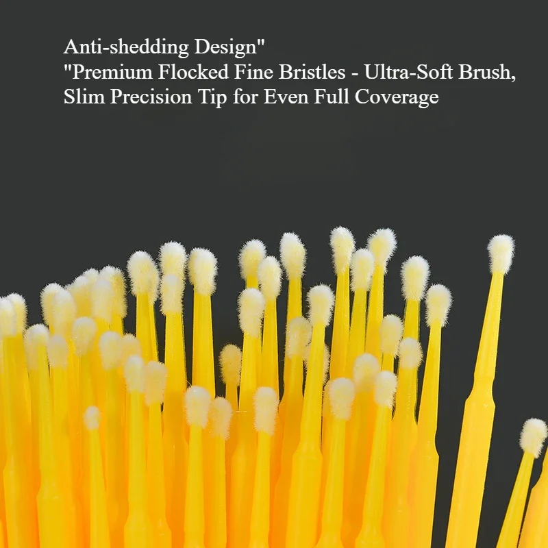 

300PCS Eyelash Brushes Disposable Cotton Swab Micro Individual Eyelashes Microbrush Lash Removing Lash Extension Accessories