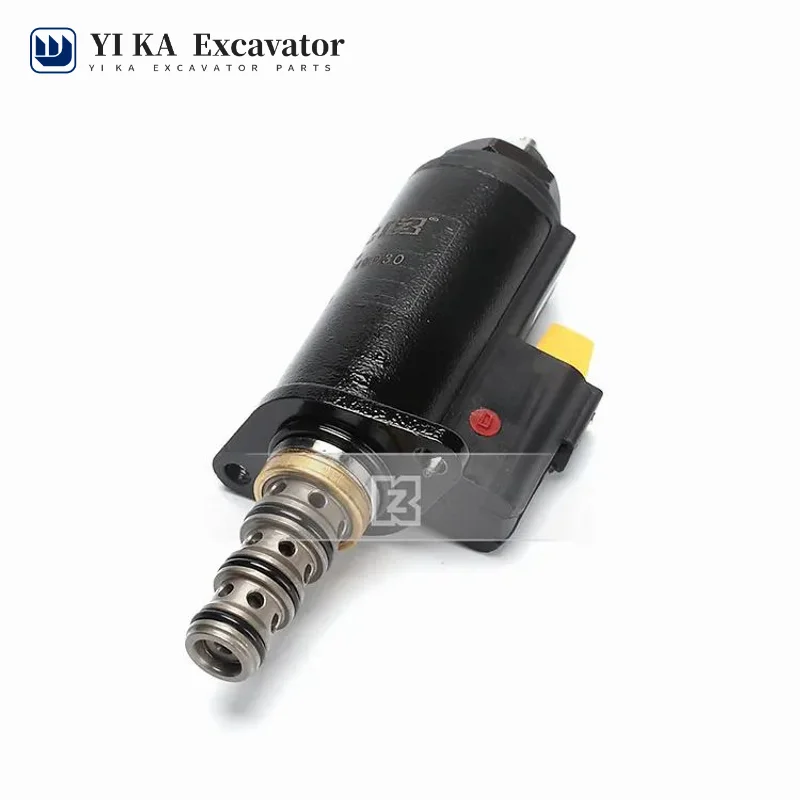 For Caterpillar all vehicle lock solenoid valve red dot E320B/C/D safety lock solenoid valve 121-1491 excavator