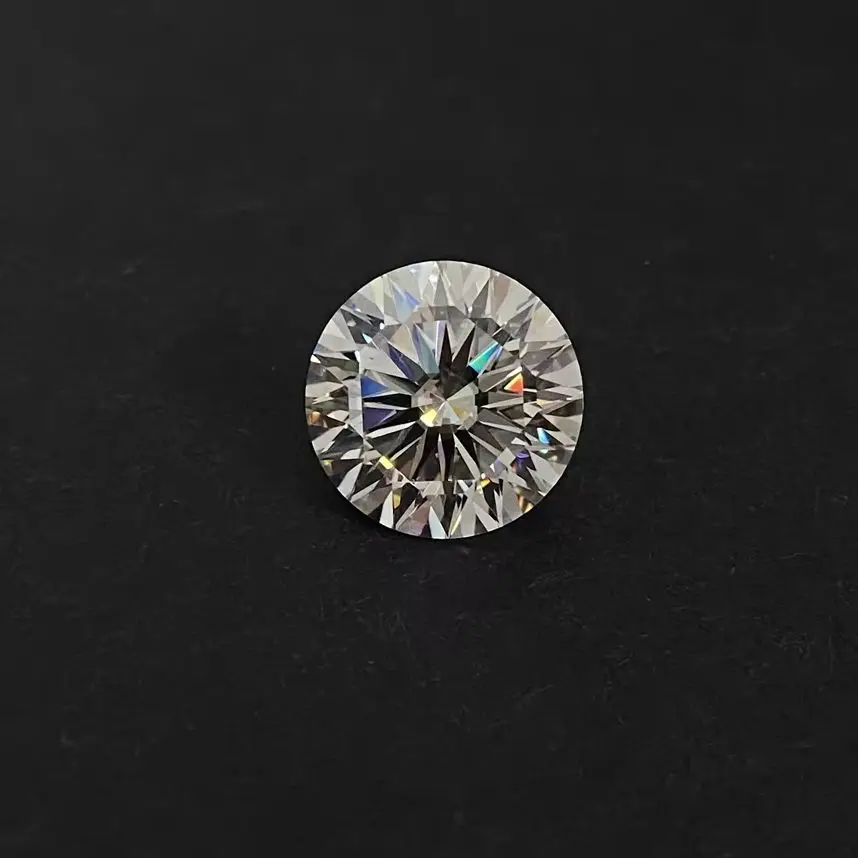 16 Hearts 16 Arrows Round Moissanite Dimaond Stone 4mm-12mm White D GRA Moissanite Loose Gemstone