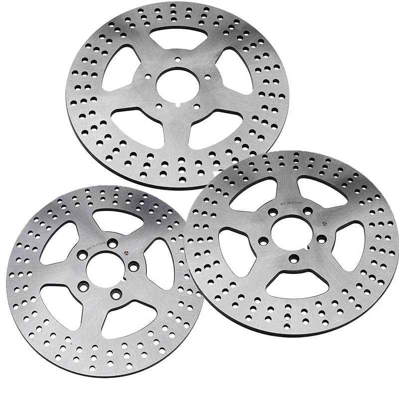 

3PCS Front Rear Brake Disc Rotors For XL1200 Sportster 1200 00-08 Road King 1584 1450 Electra Glide Road Glide Low Rider 1800