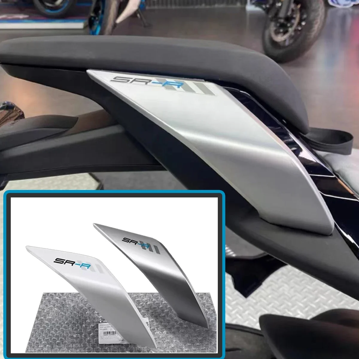 

For CFMOTO 675SR-R Rear Tail Cover C650 Left and Right Guard Shield Rear Tail Light Shell Tail Wing Accessories 675SS 675 SR-R