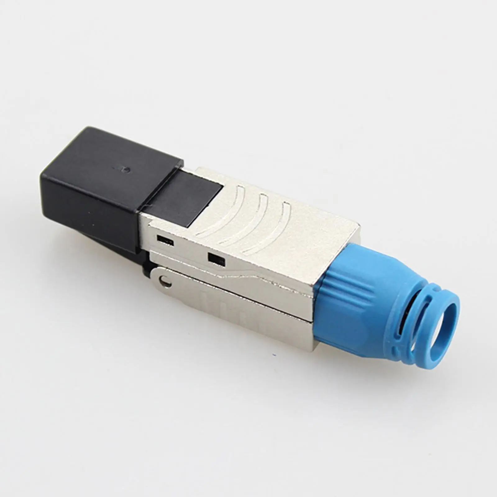 Cat8 Connector Tool-Free for Installation Cable Cat8 Network Plug Field Ready Shielded 40 Gbps 2000 MHz
