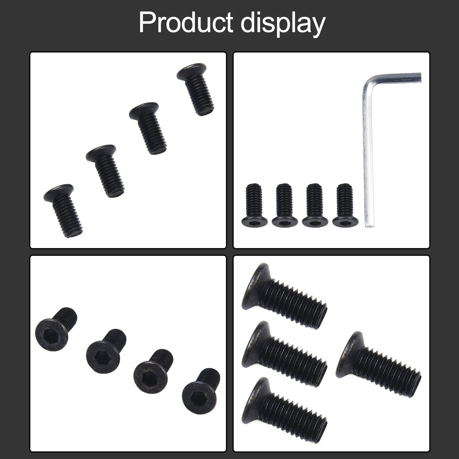 High Quality Practical Brand New Pole Screws Set Electric Scooter Tool Wrench Size 12mm Thread M5 Cycle Paths