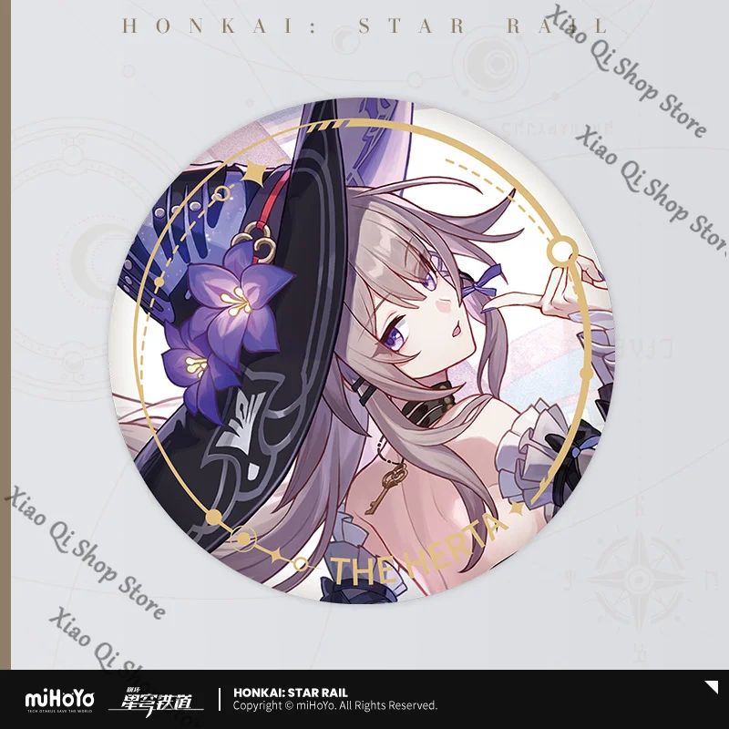 Honkai: Distintivo in banda stagnata della serie Star Rail Standing Painting - Il percorso della saggezza e della conoscenza ufficiale Regalo autentico da collezione
