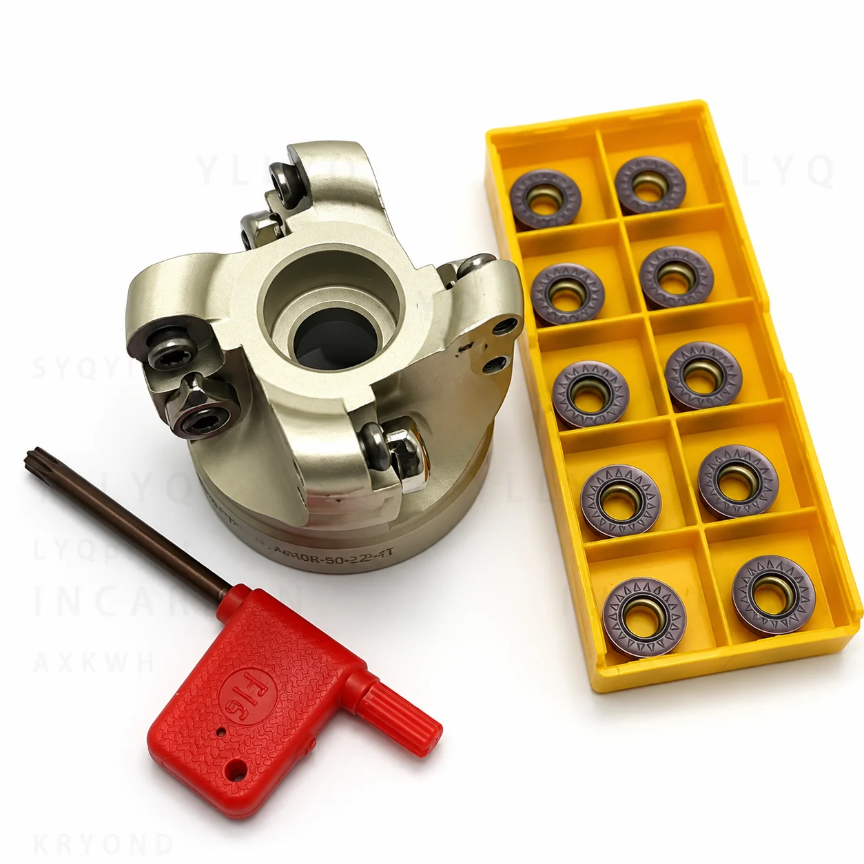 C12 C16 C20 FMB22 End Mill Holder Set EMRW6R Cutter 10PCS RPMT1204 Carbide Inserts CNC Milling Tool For Metal Machining