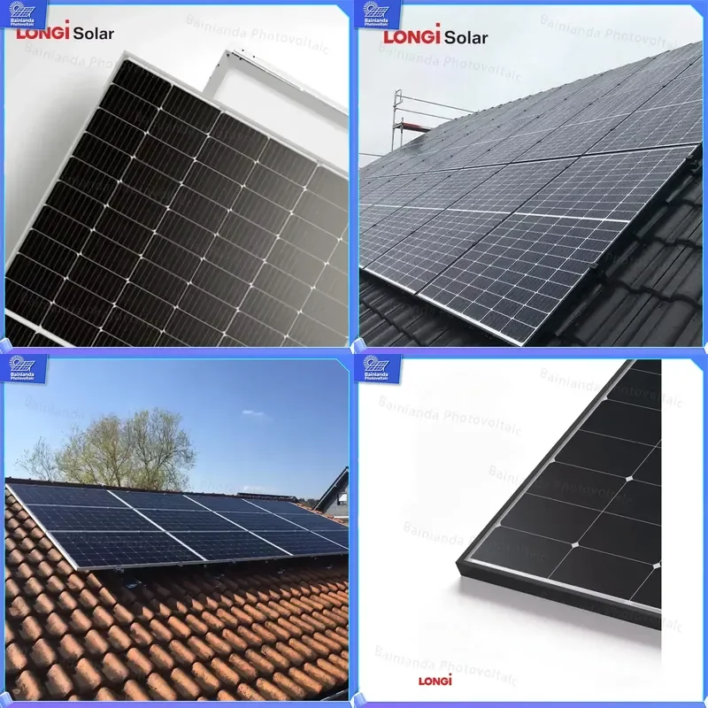 LONGi High Efficiency Hi-MO X10 LR8-66HVD 640W 650W 660W 670W Home Solar Panels Monocrystalline PV Module for Rooftop