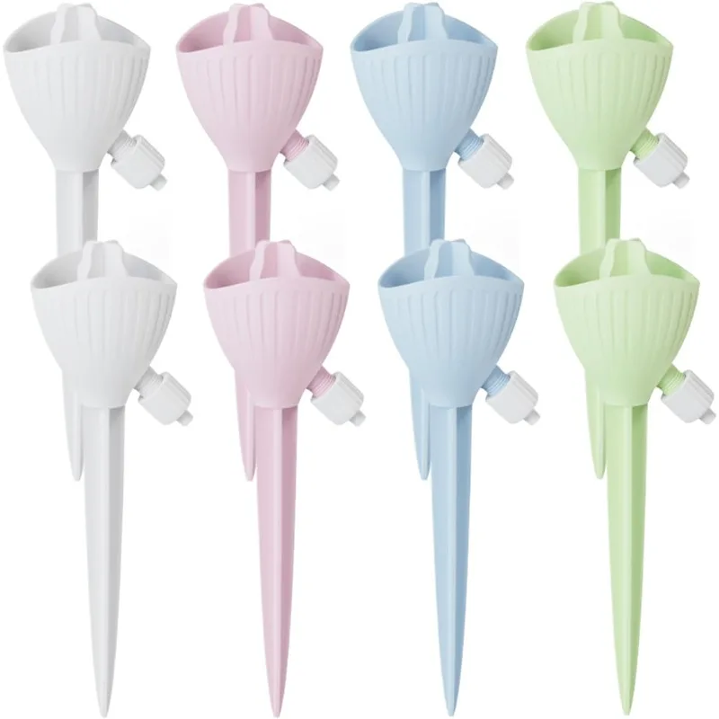 Automatisch druppelirrigatiesysteem voor tuinen, zelfwatergevend bloembewateringsapparaat, instelbare watertoevoer voor bloemen en planten, tuinwaterdruppelaar - afbeelding 2
