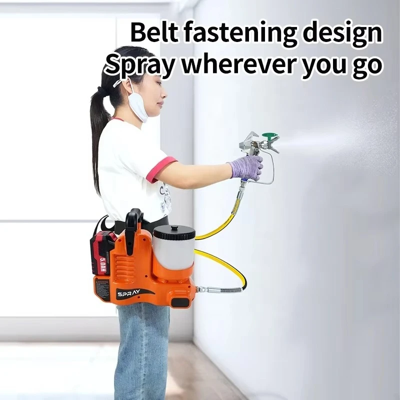 Airless Paint Sprayer with Lithium Battery  Quick Shot Spray Gun  High Performance Portable Sprayer with CE for All Surfaces