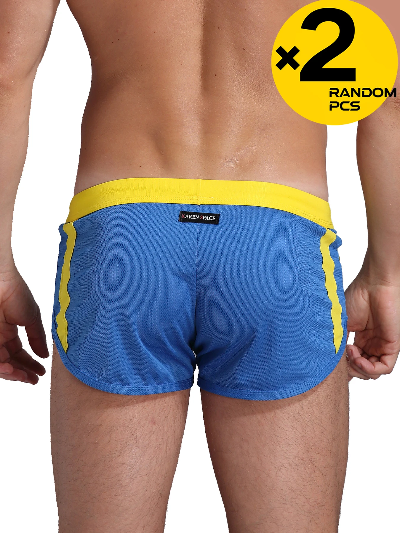 الرجال الملابس الداخلية الملاكم الصيف موضة ملابس السباحة سراويل للسباحة ملابس رياضية مثير قصيرة الرجال بناطيل الشواطئ الملابس الداخلية 2/3/4 قطعة بشكل عشوائي