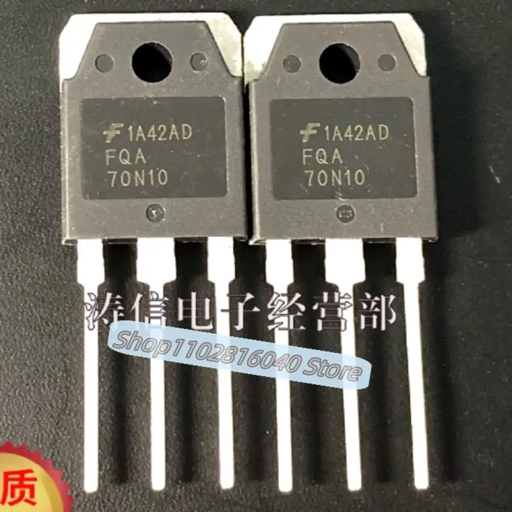 

10 шт./лот FQA70N10SSH70N10A TO-3P 70A100VMOS лучшее качество импортное оригинальное пятно