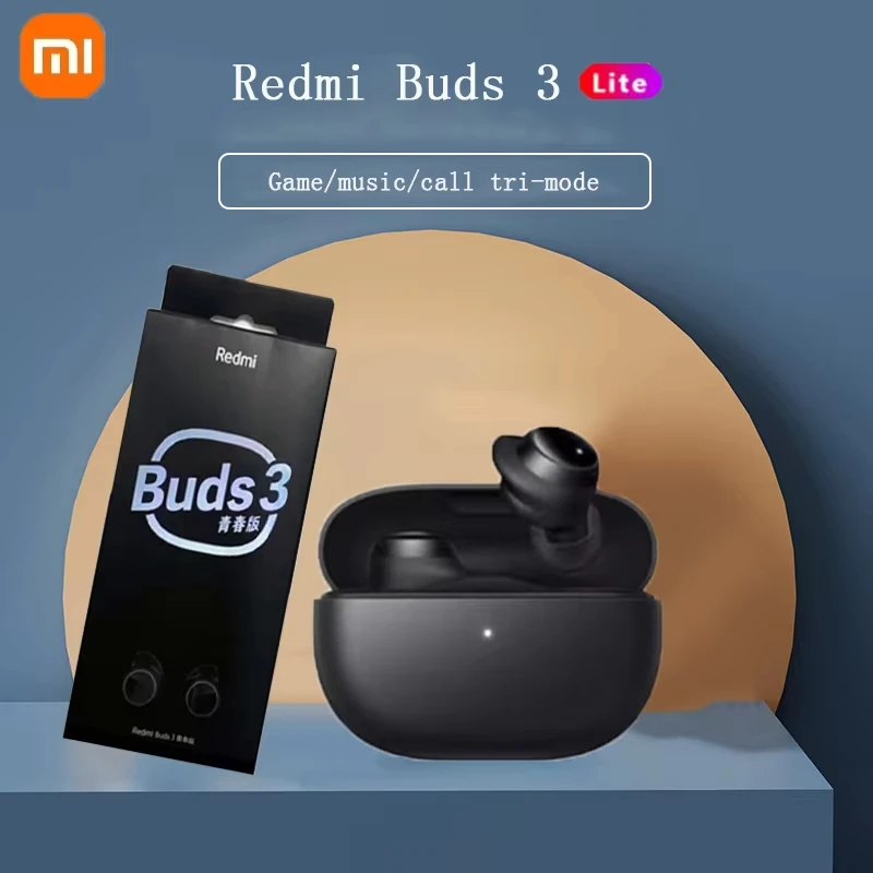 Xiaomi Redmi Buds 3 Lite TWS Bluetooth 5.2 Earphone Long Battery Life Intelligent Touch Xiaomi Sports IP54 Waterproof Headset