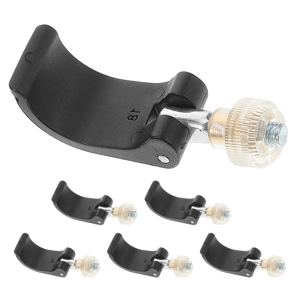 

6 PCS Alpenstock Accessories Buckle Clip Nut Fastener Climbing Portable Black Handle External Pole Travel