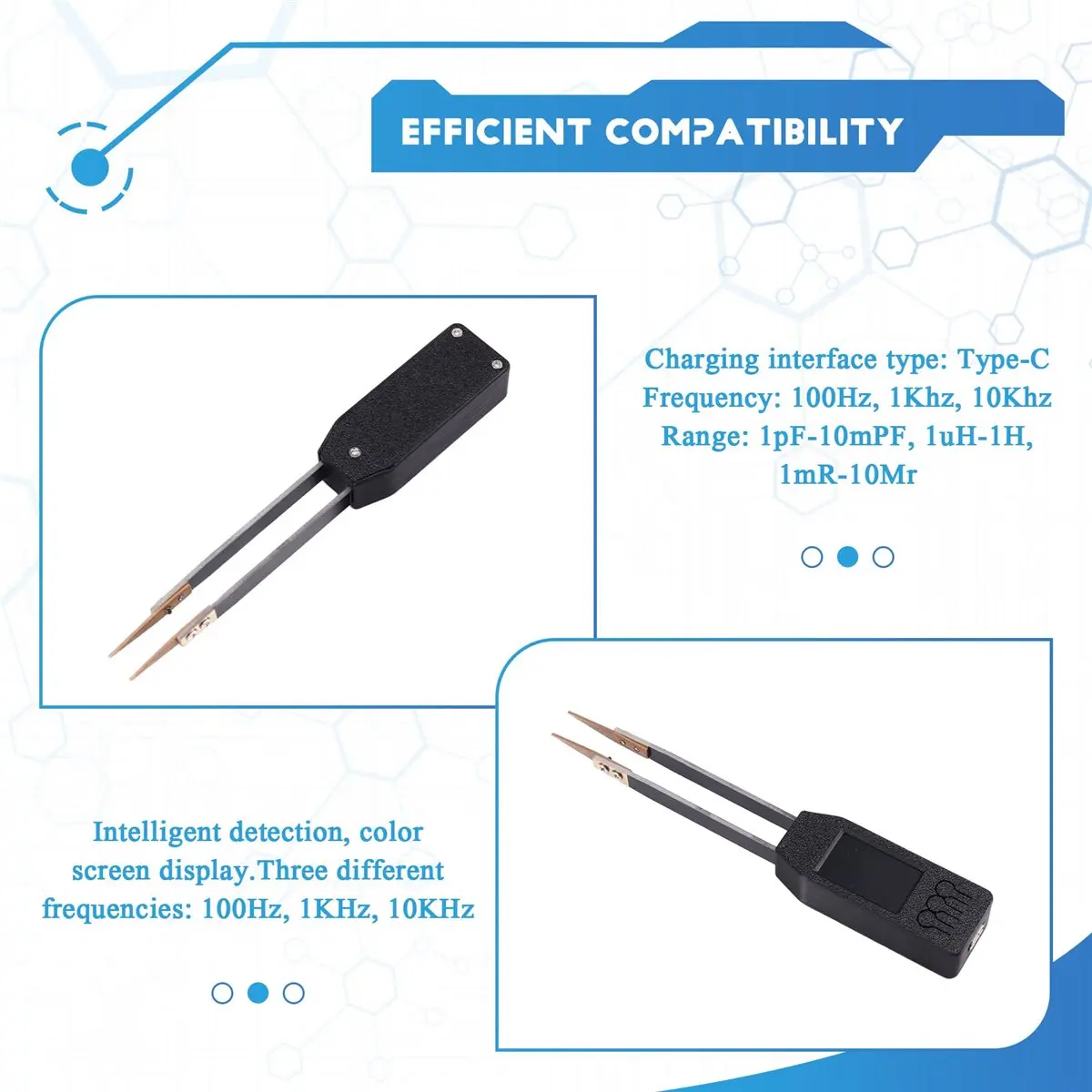 Bridge Tweezers. Digital Bridge Tweezers. Handheld Capacitance and Resistance Tester. Inductance Tester