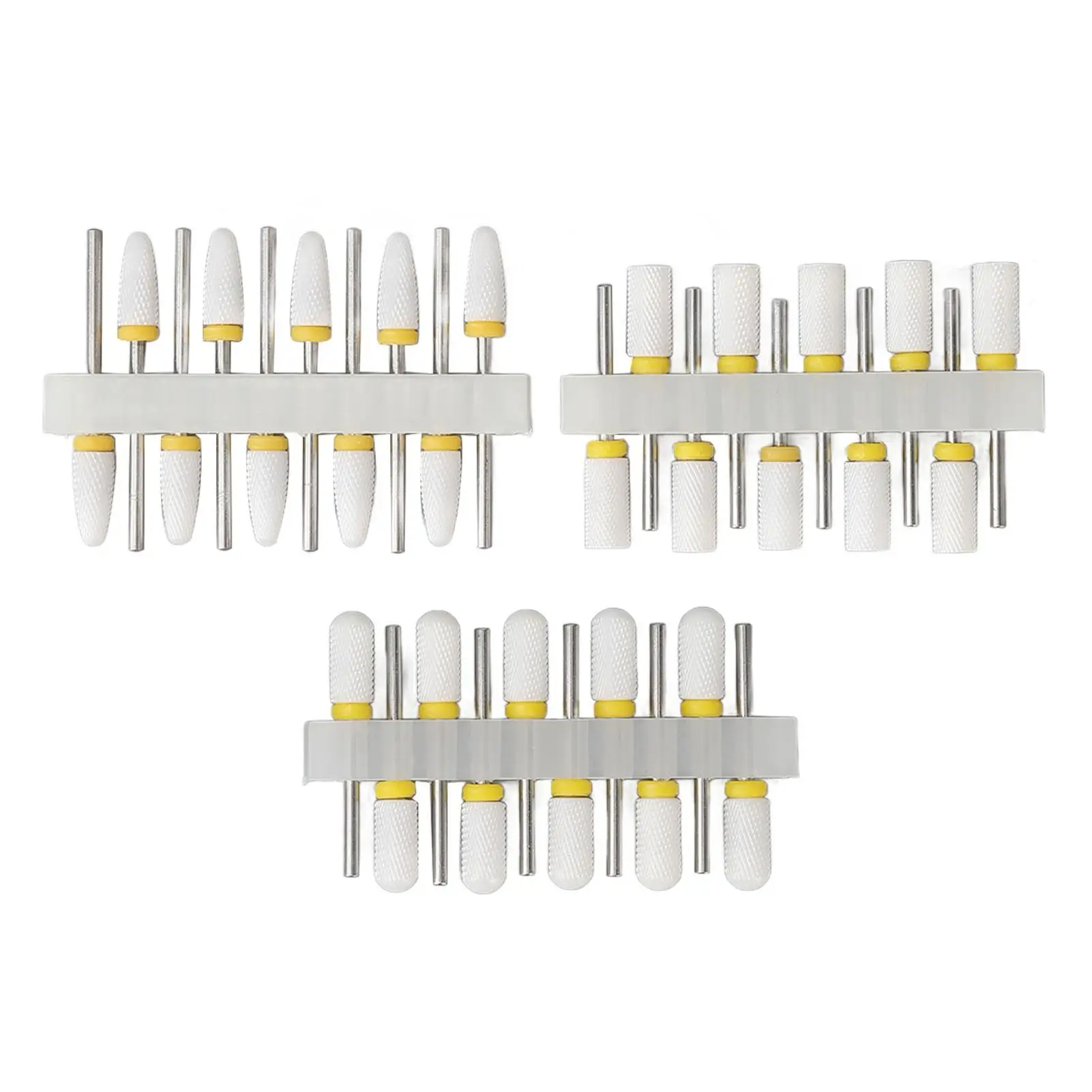 

Керамическая шлифовальная насадка для ногтей, без пыли, высокопрочный маникюрный инструмент, левое и правое вращение, ударопрочный для чистки насадок