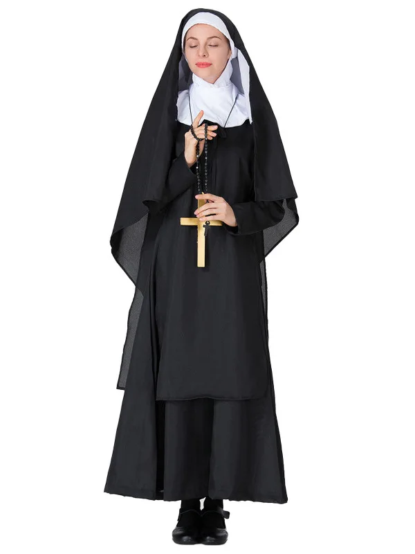 

Halloween Costume Black Robe Role-playing Outfit Women's Ethnic Stage Clothing Chinese Manufacturer Fall Season