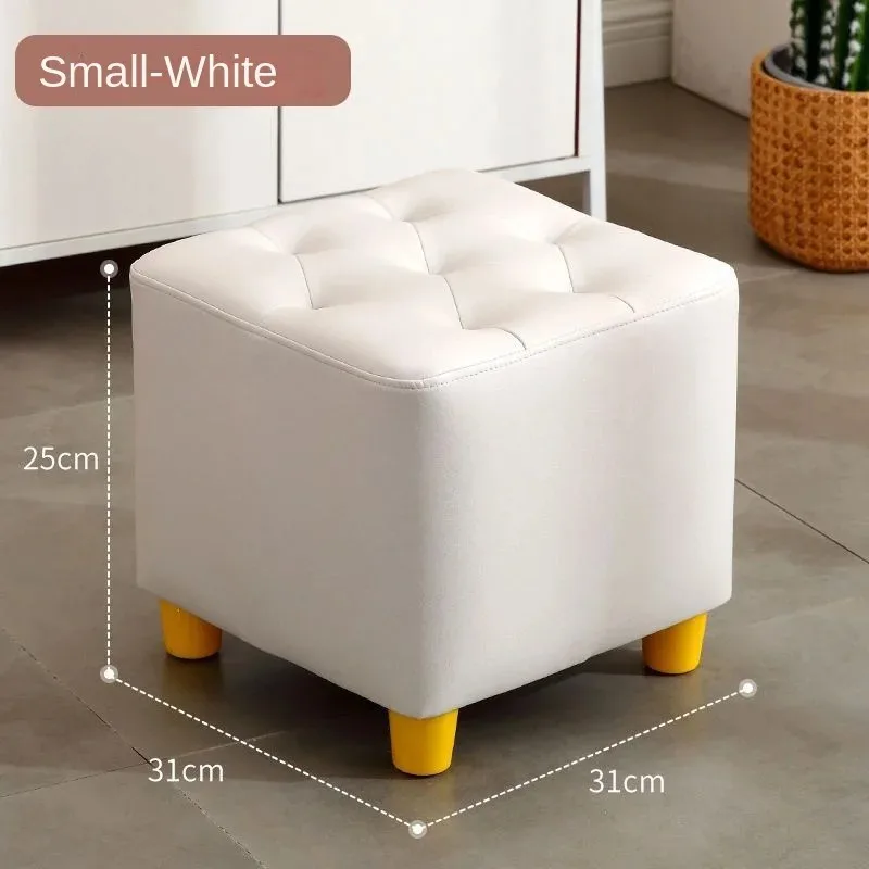 Furniture Multifunction Stool Square Soft Stool Sofa Stools Change Shoes At The Door Household Modern