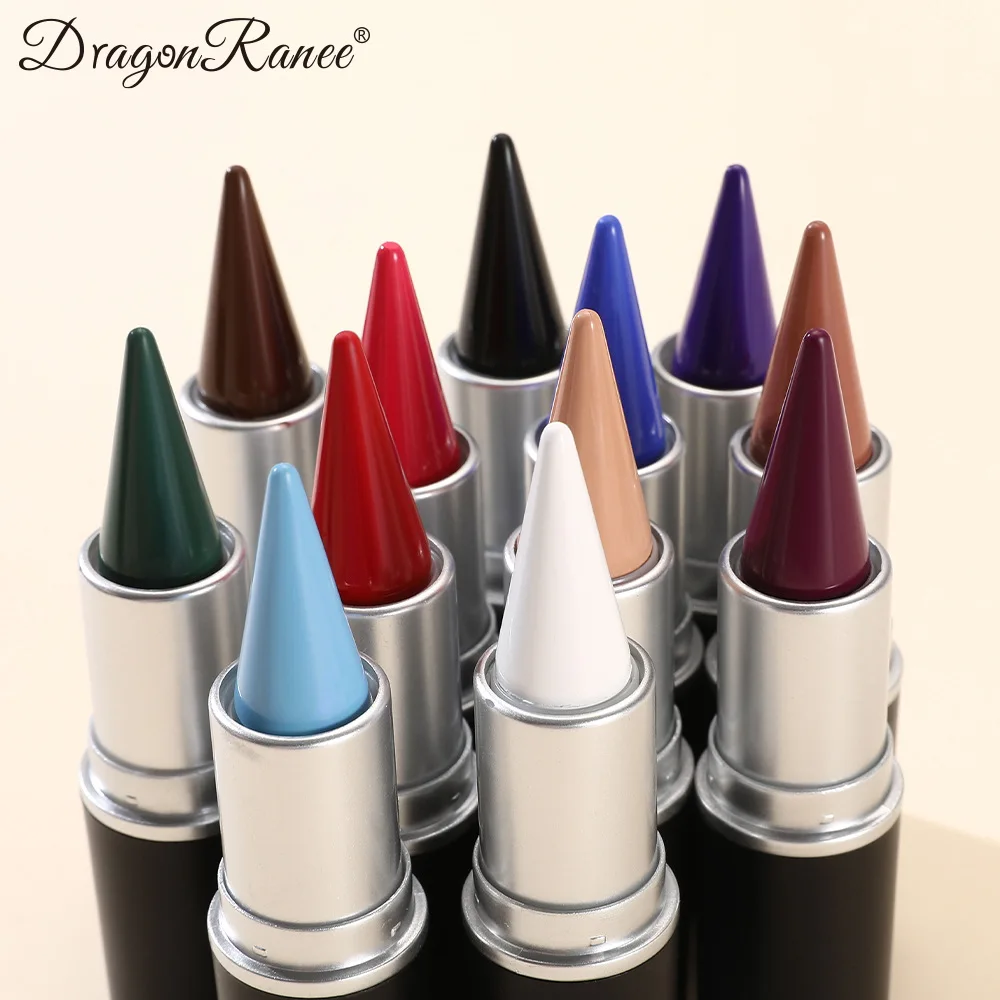 Trucco opaco ombretto stick 12 colori / set matita gel eyeliner facile da usare trucco cosmetici evidenziatore penna eyeliner colorato