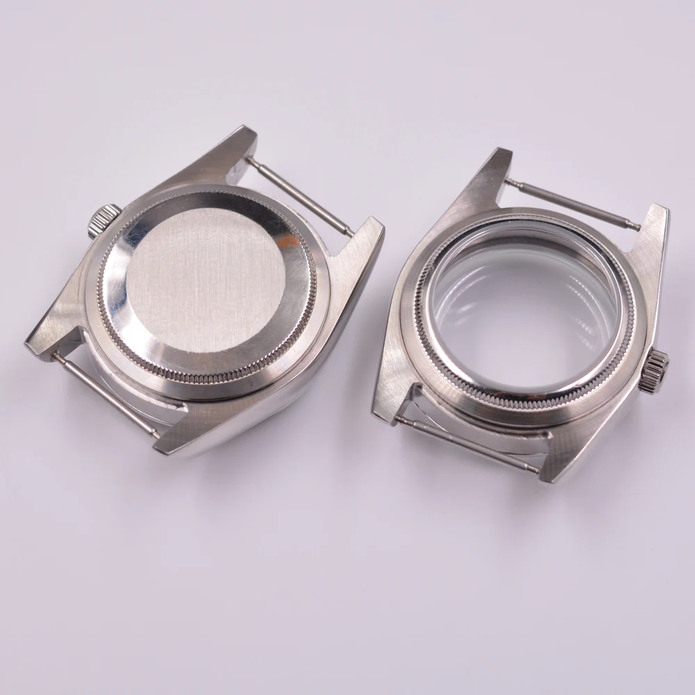 36mm/40mm domed glass watch case fit NH35 NH36 ETA2824 2836 Miyota8205 8215 821A Mingzhu DG2813 3804 PT5000 movement