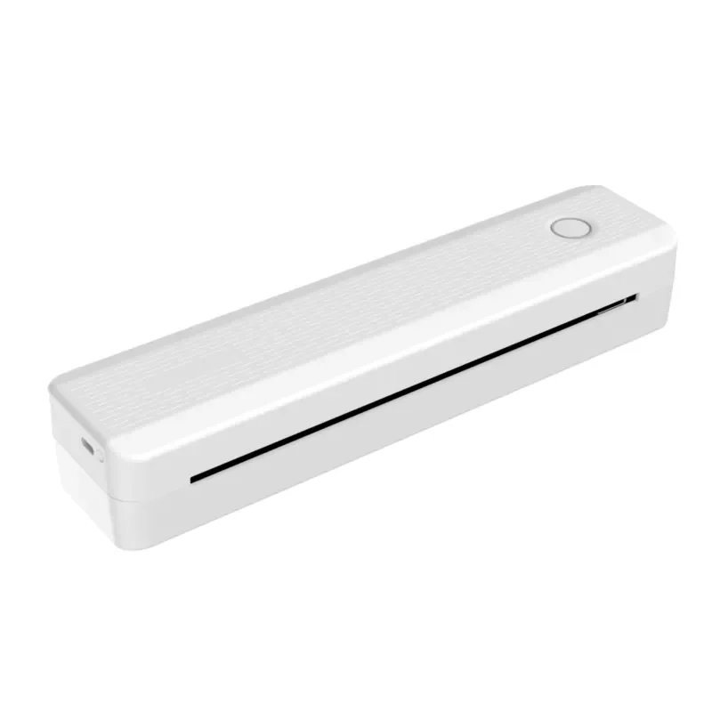 Cashino K802 Portable A4 Thermal Printer 203dpi Mini Pocket Label Inkless for Home Office Sticker & Working Printouts